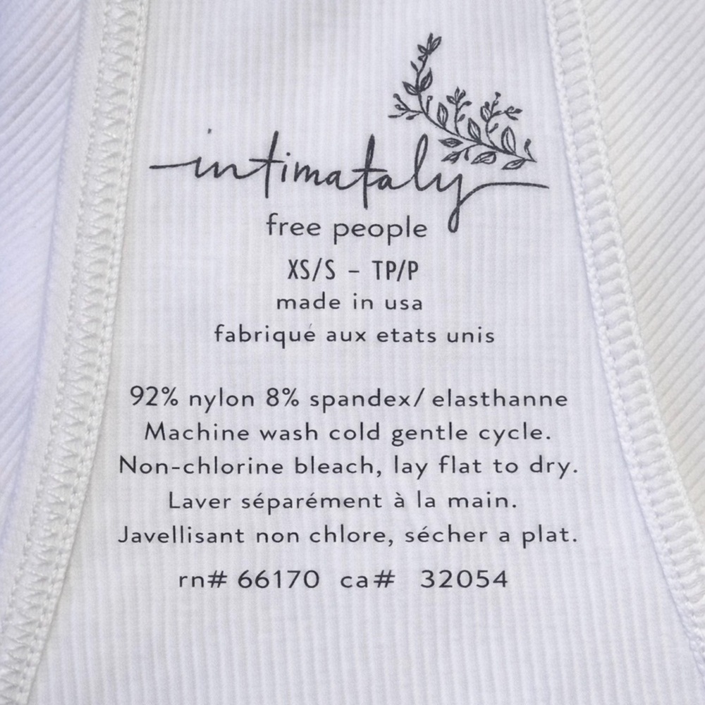 Free People Intimately Move Along Seamless Ribbed V-Neck Bodysuit ~ XS/S ~ NWOT - Picture 8 of 8